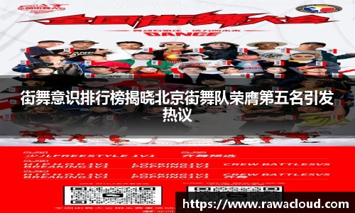 街舞意识排行榜揭晓北京街舞队荣膺第五名引发热议